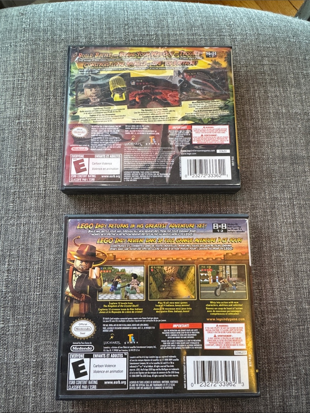 Nintendo DS Lego Indiana Jones 1 and 2 - Picture 2 of 6